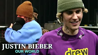 What's It Like Working With Justin Bieber? + "Boyfriend" Live Performance | Justin Bieber: Our World