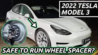 It is Safe to Run Wheel Spacers on Tesla Model 3? |BONOSS 2022 Tesla Model 3 Aftermarket Accessories