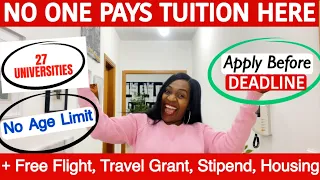 27 Universities With No Tuition | Free Study Visa For International Students | Fully Funded Programs