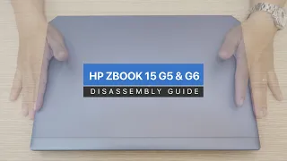 Vệ sinh HP ZBook 15 G5 & G6 / ZBook 17 G5 & G6 Disassembly