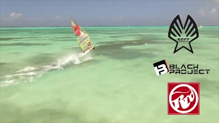 Windsurf Forward Loop - drone angles & slo mo shot in Tobago