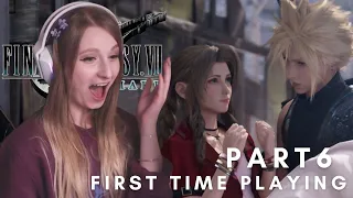Playing Final Fantasy VII Remake for the first time | AERITH JOINED THE PARTY | Part 6