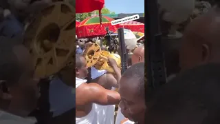 The Golden Stool (SikaDwa Kofi) Displayed in Manhyia Palace at the Akwasidae and Otumfour's Birthday