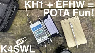 Pairing the Elecraft KH1 and an End-Fed Half-Wave for QRP POTA at Pisgah National Forest!