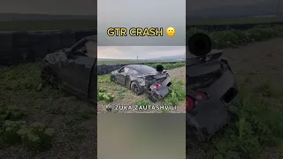 GTR car crash #supercar #crash