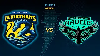 SMITE Pro League Season X: Phase 1 Week 1 Atlantis Leviathans Vs Highland Ravens