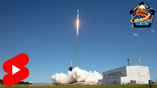 SpaceX Falcon 9 & Crew Dragon Crew-5 Mission launch and booster landing