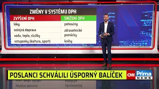 PŘEHLEDNĚ: Dražší pivo, kojenecká voda i vyšší odvody všem. Co vše mění konsolidační balíček?