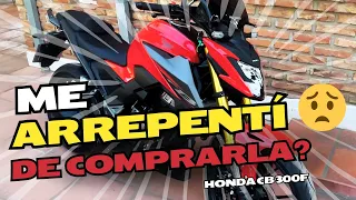 😱 Me Arrepentí De Comprar Mi Honda CB300F? Mi Opinión ✅