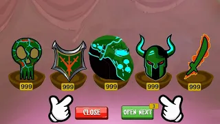 OPEN SPECIAL CHEST LEAF ARMY SKIN VS ALL STICKMAN ARMY ITEM NEW GIANT | STICK WAR LEGACY
