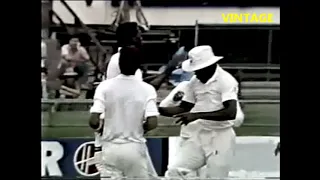 Curtly Ambrose  Yorker to Geoff Marsh