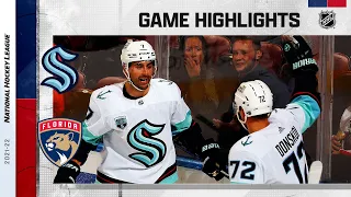 Kraken @ Panthers 11/27/21 | NHL Highlights