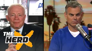 Cowboys Owner Jerry Jones talks Dak and Dez with Colin | THE HERD (FULL INTERVIEW)