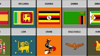 List of Country Flags That Feature Animals on Them | Country Flags That Feature Animals