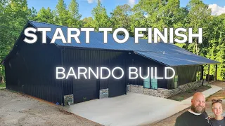 Start To Finish (Black on Black) Barndominium Build
