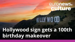 Hollywood’s iconic sign gets a facelift before its 100th birthday