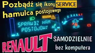 Likwidacja błędu hamulca na liczniku RENAULT