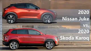 2020 Nissan Juke vs 2020 Skoda Karoq (technical comparison)