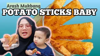Potato Sticks For Baby; Snek Kentang Mudah Untuk Bayi; Potato Sticks 3 Bahan; Resepi Baby Food