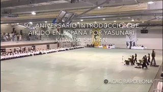 50° aniversario introducción de Aikido en España por Yasunari Kitaura Shihan