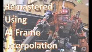 Transformers Stop-Motion Animation 60 fps [Remastered Using AI Frame Interpolation]