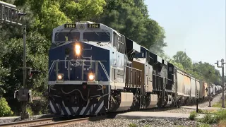 CSX 3194 blowin’ that RS5T leads M514-06 at Douglas, GA 4/6/24