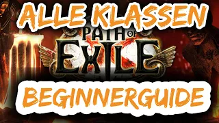 POE - Alle Klassen schnell erklärt! PathOfExile Beginnerguide! Deutsch