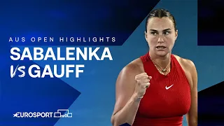 Aryna Sabalenka v Coco Gauff | Semi-Final | Australian Open 2024 Highlights 🇦🇺