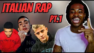 REACTING TO ITALIAN RAP (IL GHOST, ARTIE 5IVE, CAPO PLAZA) PT.1 || ITALY!!! (ITALIAN RAP)