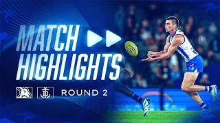 AFL R2 match highlights: North Melbourne v Fremantle