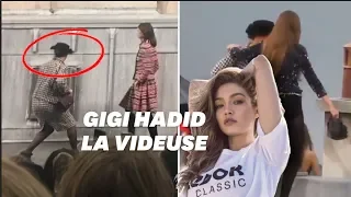 Marie s’infiltre perturbe le défilé Chanel de Gigi Hadid