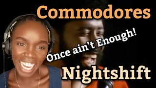 African Girl First Time Hearing Commodores - Nightshift (Official Music Video) | REACTION