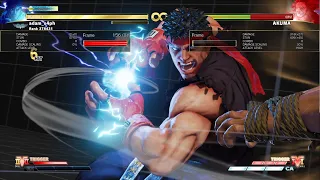 Street Fighter 5 Ryu VT2 Combo Video