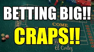 $2000 Vs Craps! HUGE $800 + Bet! Can I Roll The Lucky 7!?