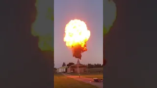 Massive explosion smoke ring #youtubeshorts #shorts