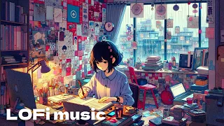 LoFi music：Rainy Day Study Session - 31 Track Lo-Fi Playlist　リラックス、作業用、勉強用、睡眠用音楽