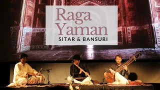 Raga Yaman | Nicolas Delaigue (Sitar) & Bhaskar Das (Bansuri) | Namaste India Festival