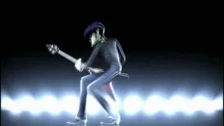 Gorillaz - Clint Eastwood (Live BRITs performance) Murdoc screen