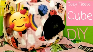 How to Make a Cozy Fleece Cube for Guinea Pigs or Small Animals | DIY Tutorial -  Guinea Pig Café