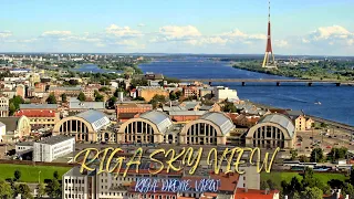 Riga Drone View || Riga Sky View || Latvia 🇱🇻