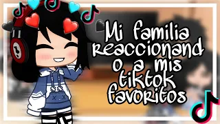 💜//Mi familia Reacciona a mis tiktok favoritos//💜~parte 2~renplaso de la segunda parte 😂☺️👍