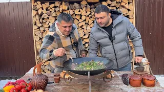 Джиз-быз , традиционное кавказское блюдо / Рецепт в казане