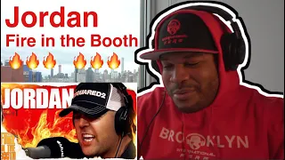 HARLEM NEW YORKER REACTS to UK RAPPER! Jordan - Fire in the Booth