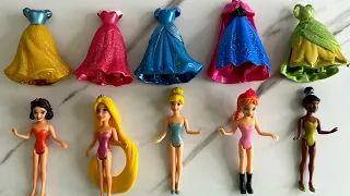 Disney Princess Doll Makeover ~ DIY Miniature Ideas for Barbie - Wig, Dress, Faceup, and More! DIY,