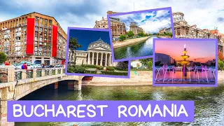 Bucharest Romania  by Drone [4K] 2023 -Bucharest City Tour 2023