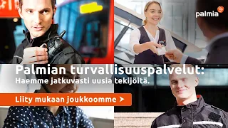 Turvallisuuspalveluissa on rekry käynnissä!