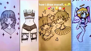 Alt tiktok drawings part 6=( ^.^ )=