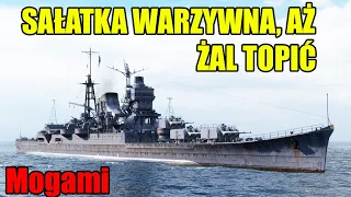 Mogami i ninja style z 2800 xp. World of Warships