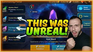 I Can't Believe This Luck!! I Opened Every Single Shard!! Raid Shadow Legends