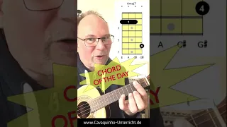 Chord of the day! (Amaj7) #quicklesson #shorts #cavaquinho #samba #subscribe #cavaco #lesson